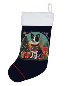 Border Collie Christmas Christmas Stocking Fireplace Hanging Stockings Christmas Season Party Decor Family Holiday Decorations