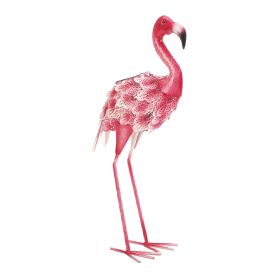 PRETTY FLAMINGO WITH SOLAR LIGHT