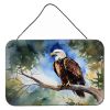 NEW Eagle Wall or Door Hanging Prints Aluminum Metal Sign Kitchen Wall Bar Bathroom Plaque Home Decor, 8HX12W, Multicolor