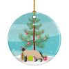 NEW Tonkinese Cat Christmas Ceramic Ornament Christmas Tree Hanging Decorations for Home Christmas Holiday, Party, Gift, 3 in, Multicolor